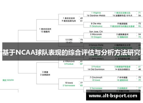 基于NCAA球队表现的综合评估与分析方法研究