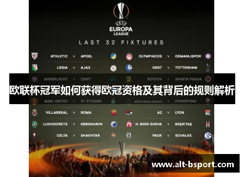 欧联杯冠军如何获得欧冠资格及其背后的规则解析